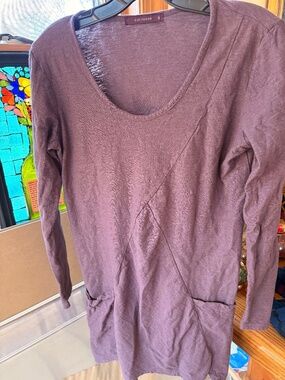 cut loose tunic dress Cut Loose SHORT SLEEVE RELAXED LINEN DRESS